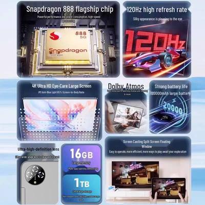 10.1" Android Dual SIM 2-in-1 Tablet, 16GB+512GB, Bluetooth Keyboard, Full Netcom Learning Device