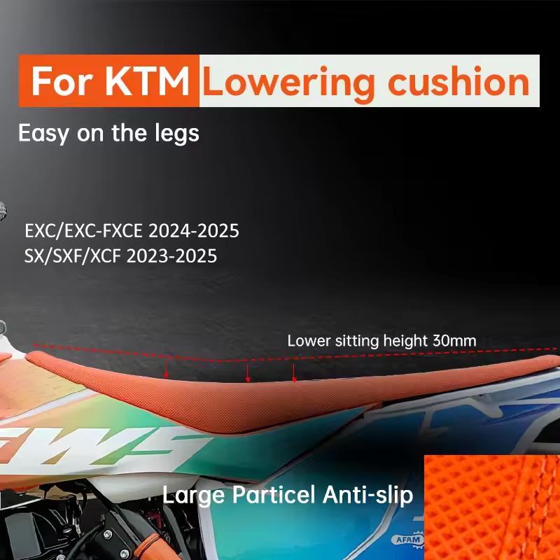 Motocross For KTM Bench Seat 30mm Lower Than Original EXC EXCF SX SXF XC XCF XCW XCFW 125-500 2023 2024 Enduro Motorcycle 250