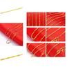 Gold Plated Water Wave Necklace Stylish Thin Chain For Any Occasion**
