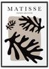 Poster Matisse Black Leaves