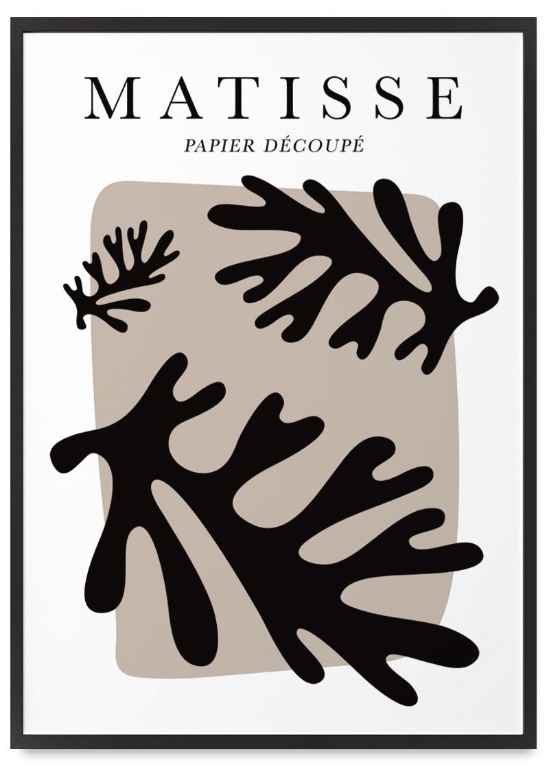 

Plakat matisse czarne liście 21x30 cm