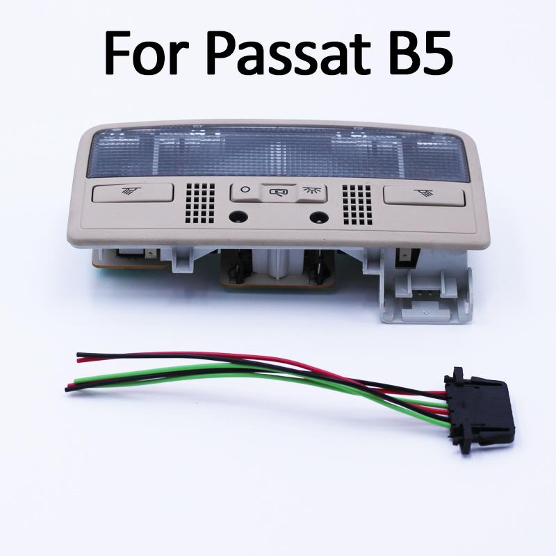 Black/Gery/Beige 3BD 947 105 2EN 3B7 947 105F 3BD947105 Red Color Dome Light Interior Reading Lamp for Passat B5 Golf 4 Bora