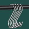 20Pcs S Hooks for Hanging,3.5 inch S Shaped Hooks for Kitchenware Pots Work Shop Utensils Clothes Bags Bathroom Towels Garden Plants