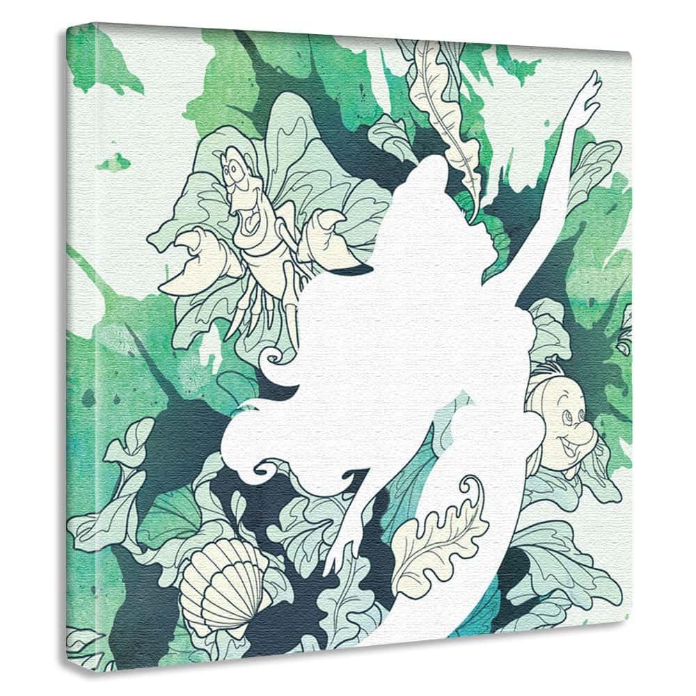 

Art Deli Poster Ariel Fabric Panel Interior Decor Art Disney Princess Little Mermaid dsny-1710-11 dsny-1710-11