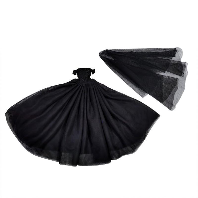 Multicolored Mini Mesh Skirt for 29cm Dolls - Babi Wedding Dress, Short Dress-Up Skirt for Toy Girls