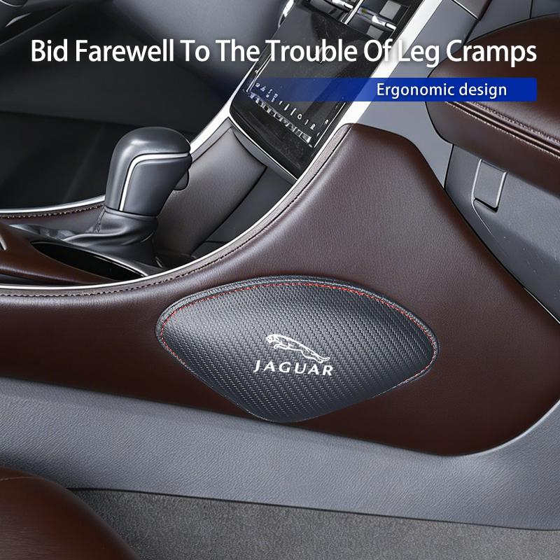 Car Seat Knee Pad Leather Elbow Rest Mat Leg Cushion Accessories For Jaguar XF XJ XFR XKR S-Type F-Type X-Type F-Pace I-Pace E-P NN92