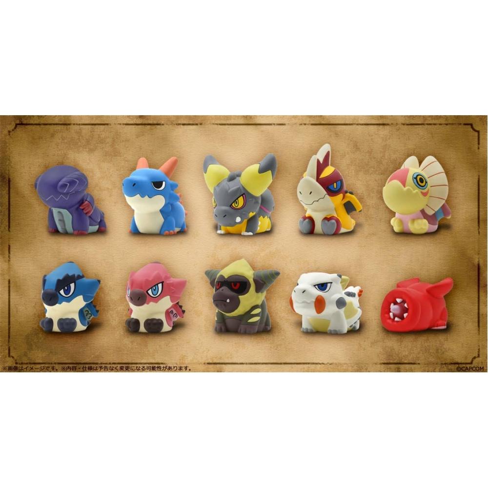 

Monster Hunter Capcom Figure Builder Finger Puppets Monster Hunter Vol.2 1 Box 10pcs