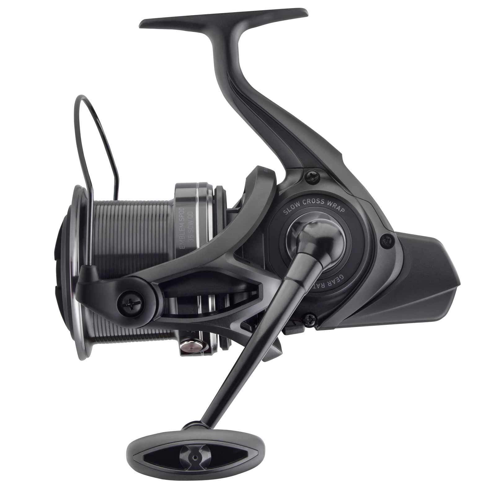 

Daiwa 19 Emblem Spod 35 SCW QD Karpfen Weitwurfrolle чёрный