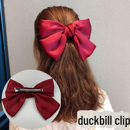 Chic Bow Hairpin for Sweet Girls - Large Headpiece with Japanese & Korean Flair
