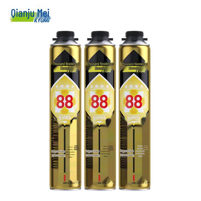 QIANJUMEI Expanding Foam Sealant 750ml (3-Pack)