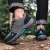 Hiking Shoes Men Outdoor Anti-slip Lace-up Low-top Shoes Men Shock-absorbing Comfortable Breathable Casual Sports Shoes Men