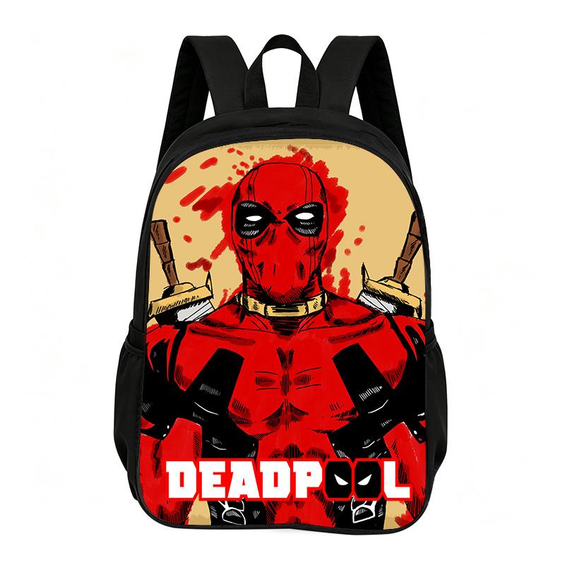 Deadpool School Luggage & Bags Backpack Backpack Fashion Schoolbag Backpack Trend Kids Gift Practical Multifunctional