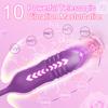 Rose-Vibrator for Woman Tongue Licking Clitoral Stimulator Thrusting G Spot Dildo Clit Nipple Licker for Women Goods Sexy Toys