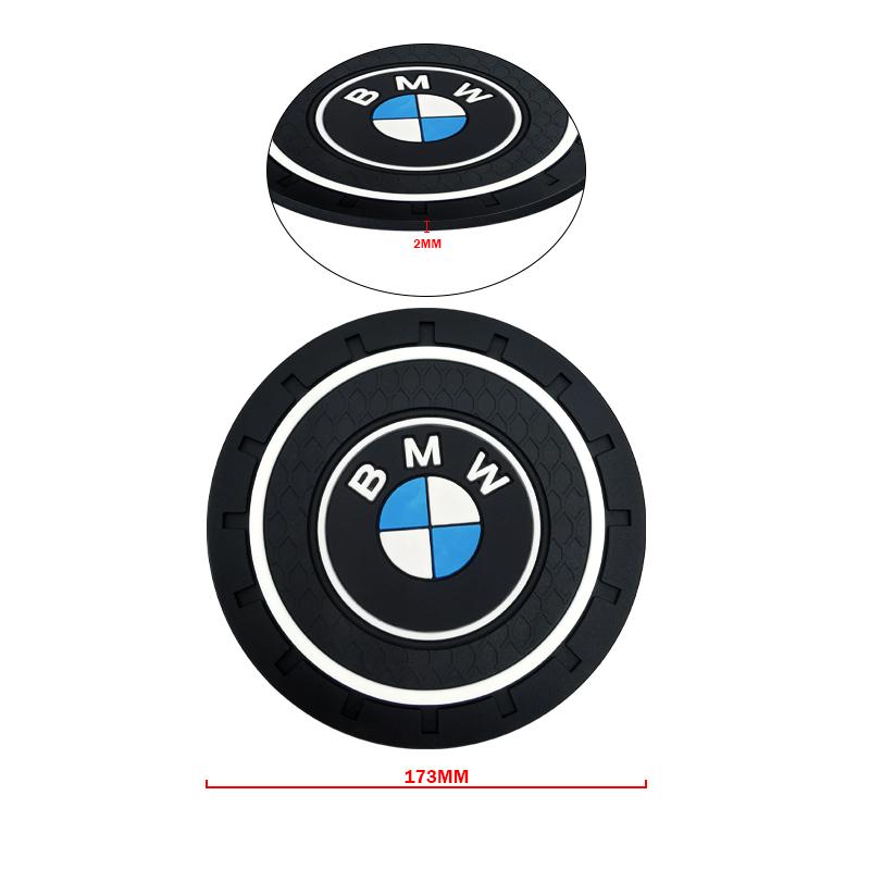 2 Peças Carro Auto Porta-Copos Slot Antiderrapante Tapete Acessórios Para BMW E60 E46 E39 E38 E90 E36 F30 E30 E31 E34 F10 F20 E87 E92 E91 E53 E7