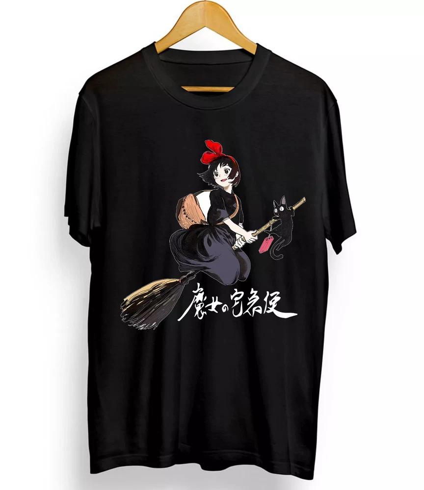 Kikis Delivery Studio Ghibli Kiki And Jiji New Tshirt S