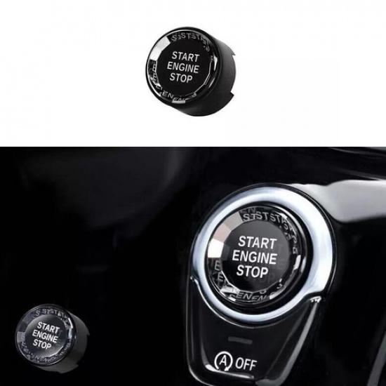 - Bright Black Cover Trim For BMW 5 Series G30 One-Click Startup Button