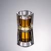 8pcs Small Capacity Size 70ml Quadrate Wine Cup Dispenser Shot Glass Wholesale Cups Transparent Wine Glass Strong Liquor Glass