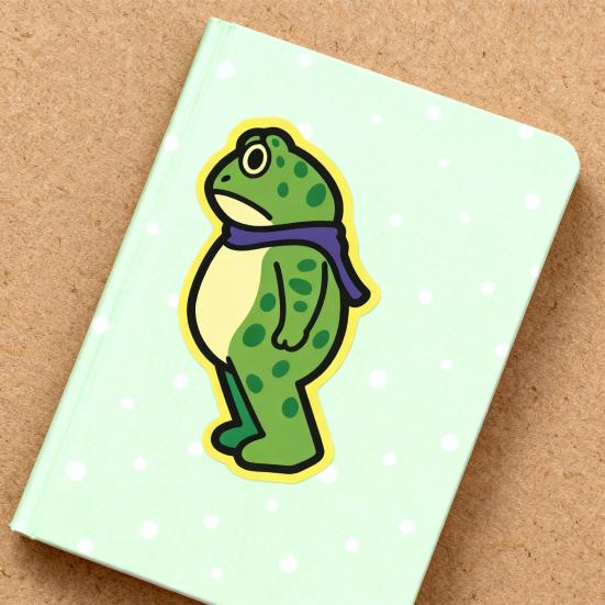 Yousheng 10Pcs Frog Protest Stickers Easy To Apply Waterproof Bumper Sticker Waterproof Vinyl Decal for Laptop Water Bottle,Car