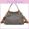 Canvas Tote Bag For Women With Zipper Pocket And Urban Style For Daily Use