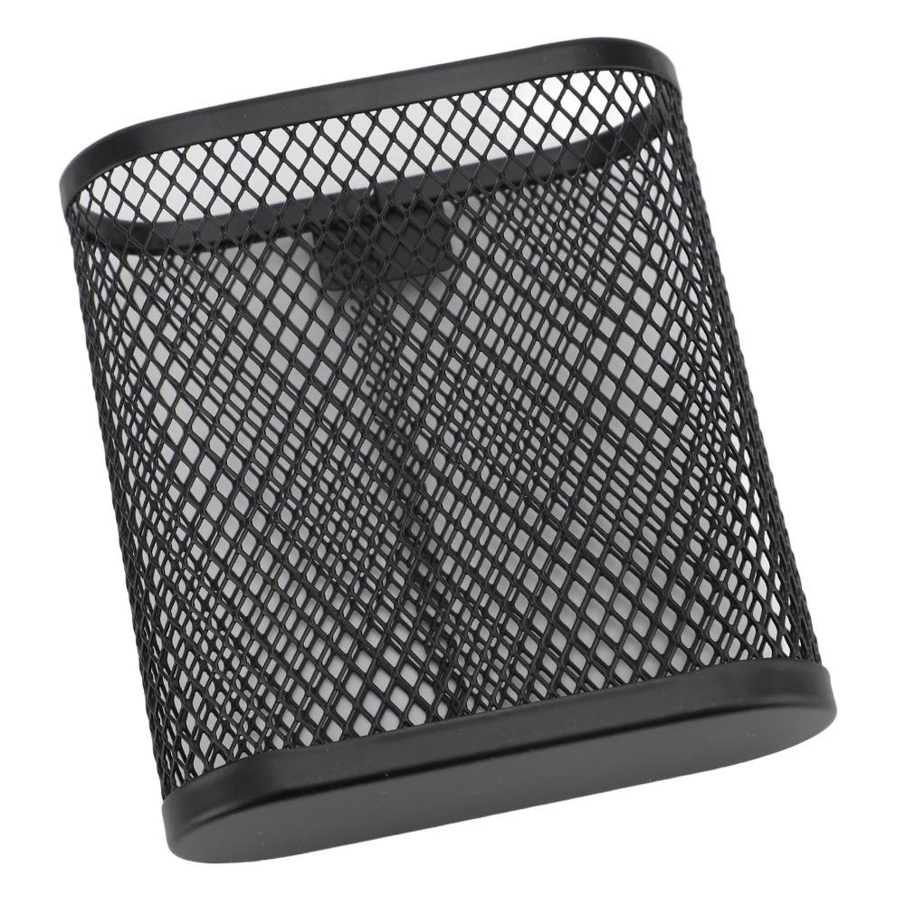 Hook On Style Wall Mount Pen Holder Metal Desk Side Pen Organizer Refrigerator Side Holding