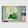 Motorcycle Shower Poster Metal Plaque Cinema Garage Pub Garage Classic Plates Tin Sign Posters