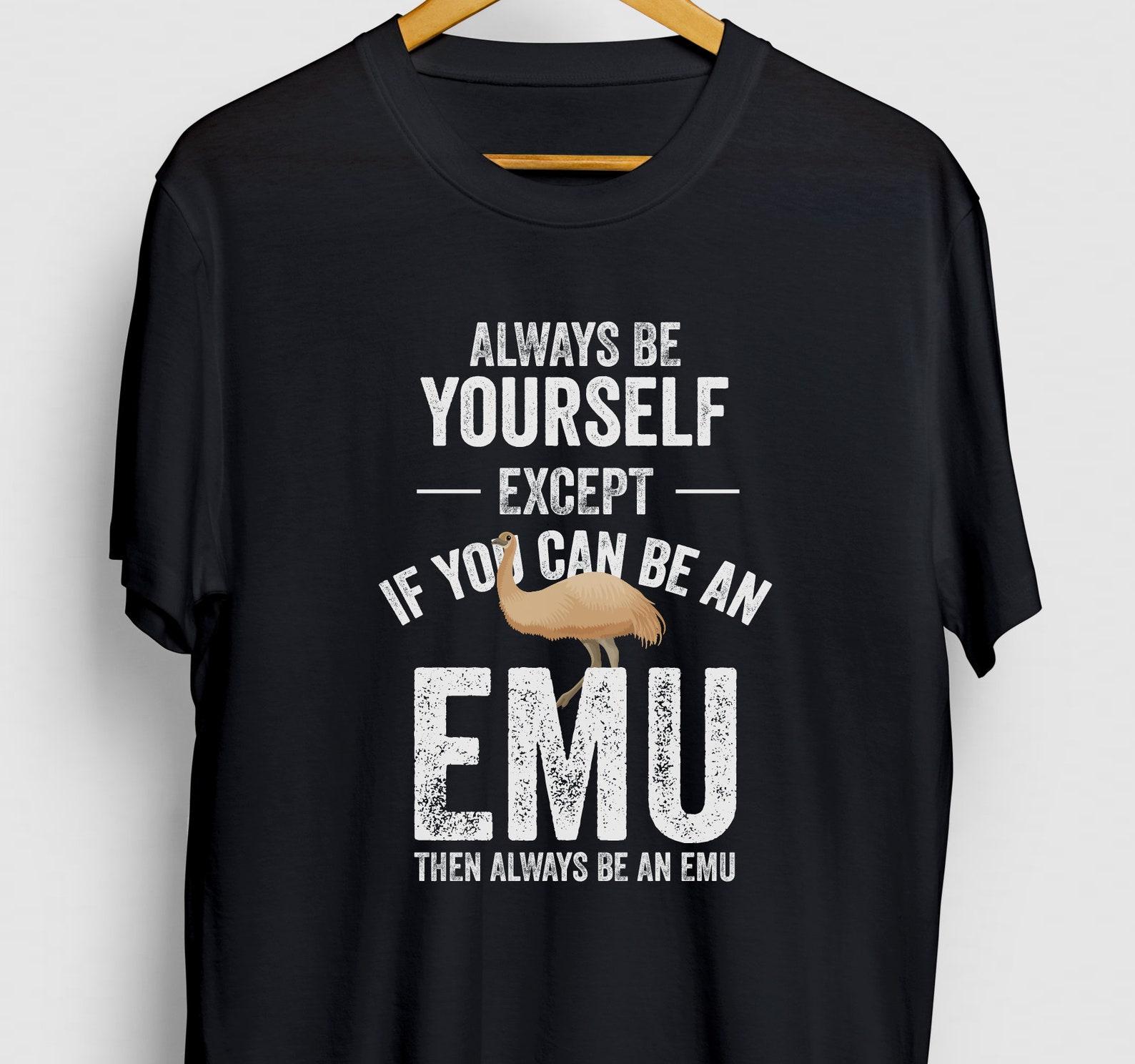Funny Emu T-Shirt: Zookeeper Gift, Australia Tee M