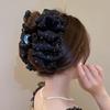 Large Bow Mesh Hairpin Temperament Elegant Women Hair Claw Clips Princess Headdress Fashion Grab Clip Female Hair Accessories