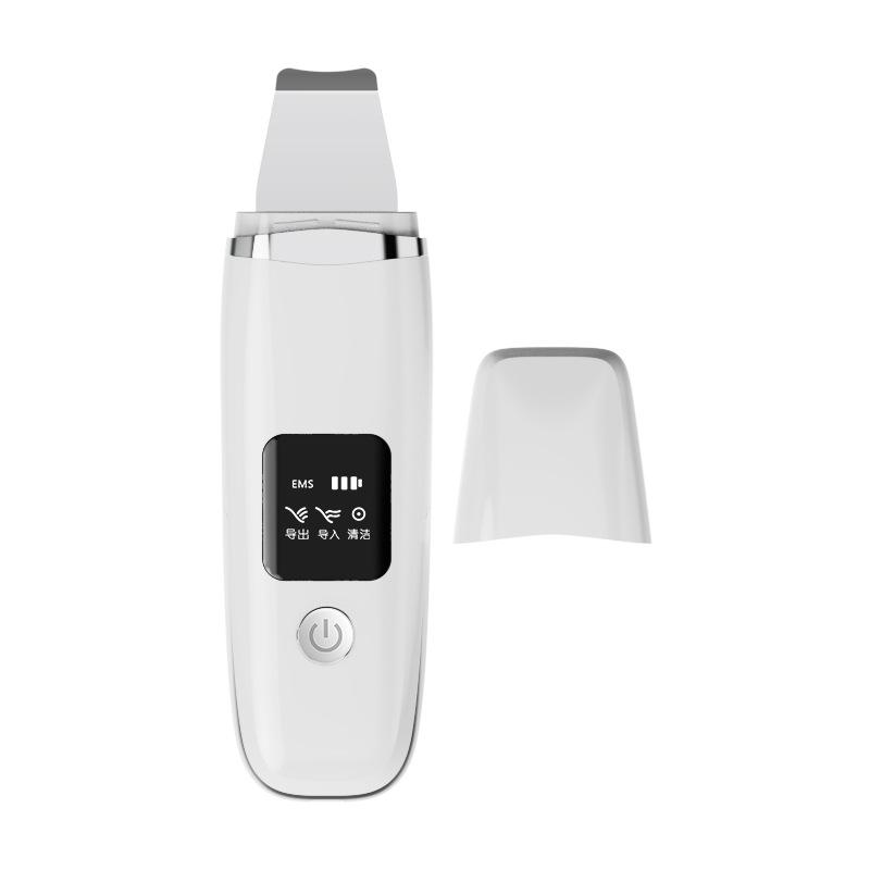 Ultrasonic Skin Scrubber & Blackhead Remover: Beauty Instrument for Facial Pores, Blackhead Suction, and Skin Peeling.