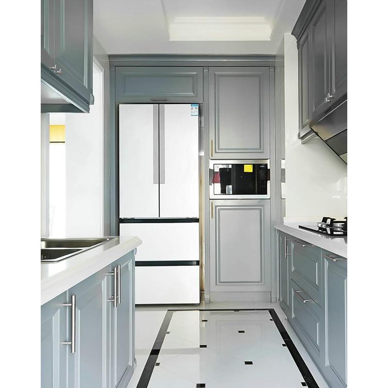 6 Pack Brushed Nickel Stainless Steel Cabinet Pulls, Modern Kitchen Drawer Handles Hardware