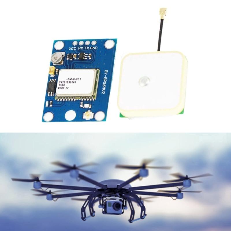 GY-GPS6MV2 Signalmodul für 6M Für mit Flugsteuerung EEPROM MWC APM2.5 und LED-Anzeigeantennen 25x25mm