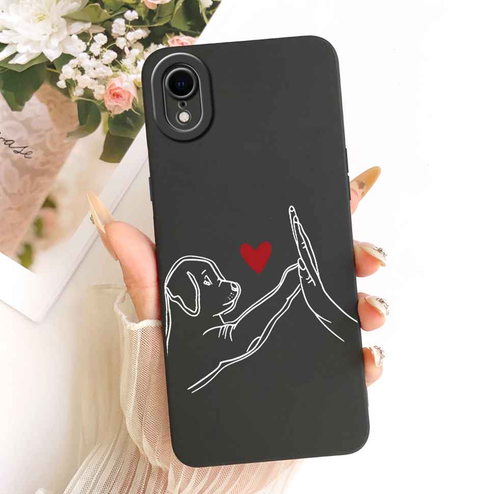 For IPhone XR Case Silicone Soft Shockproof Cartoon Pattern Phone Casing For IPhoneXR A2105 A1984 A2107 A2108 Case Back Cover