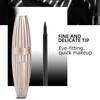 3D Likit Eyeliner Pürüzsüz Uzun Ömürlü Bulaşmaya Karşı Dayanıklı Su Geçirmez Eyeliner Aplikatörü Siyah Eyeliner