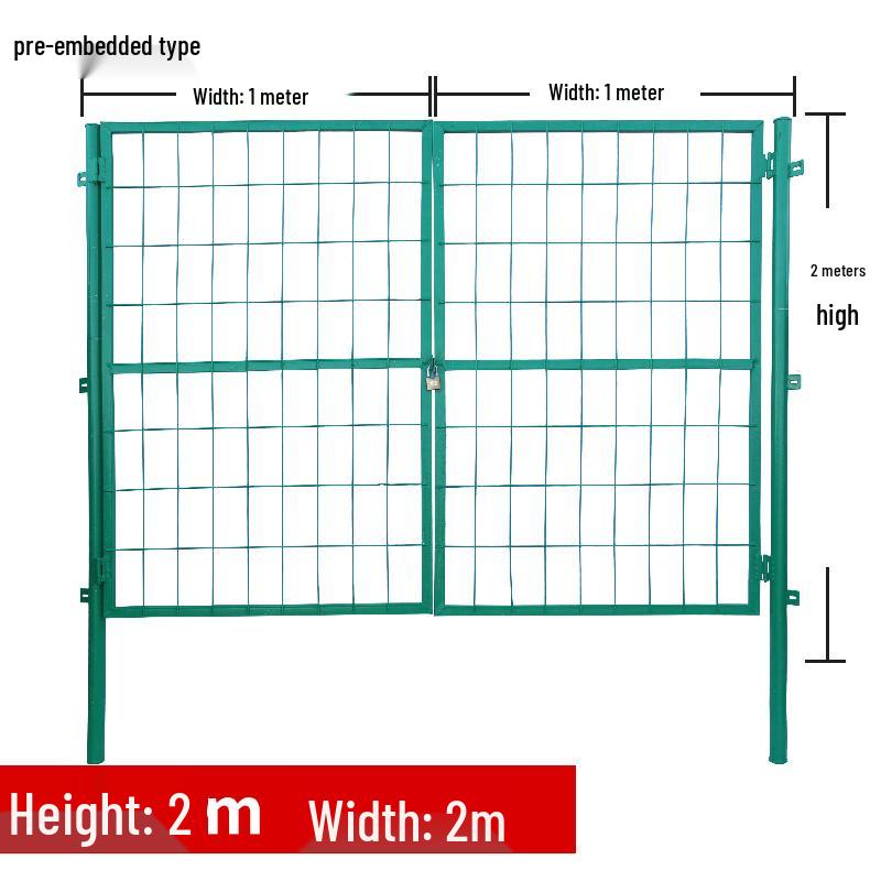 Anti-Theft Mesh Iron Door for Orchard and Courtyard Fence