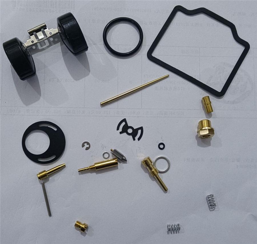 Motorcycle Carburetor Rebuild Kit Float Jets+Needle For Honda CB100 CL100 SL100