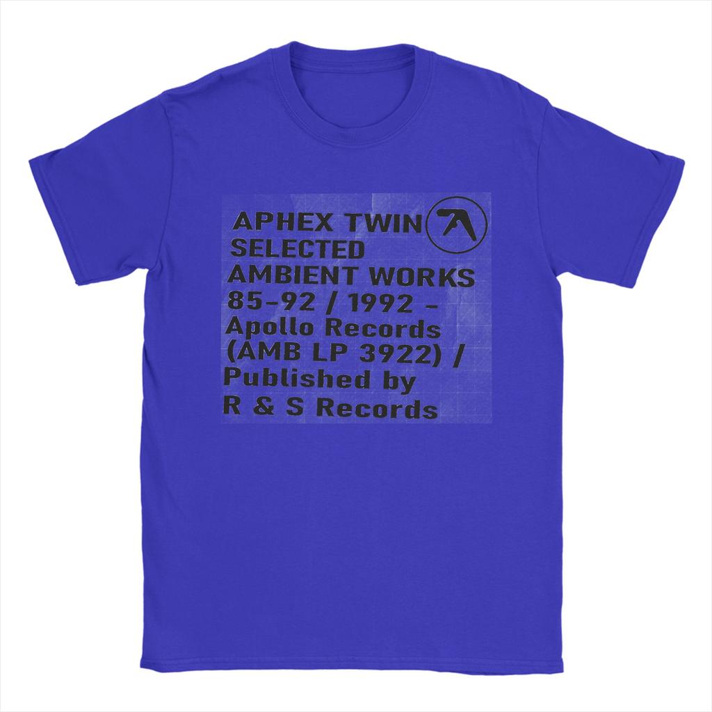 Aphex Twin T-Shirts Unisex Lustig 100% Baumwolle T-Shirts Rundhals Kurzarm T-Shirts Neuankunft Oberteile
