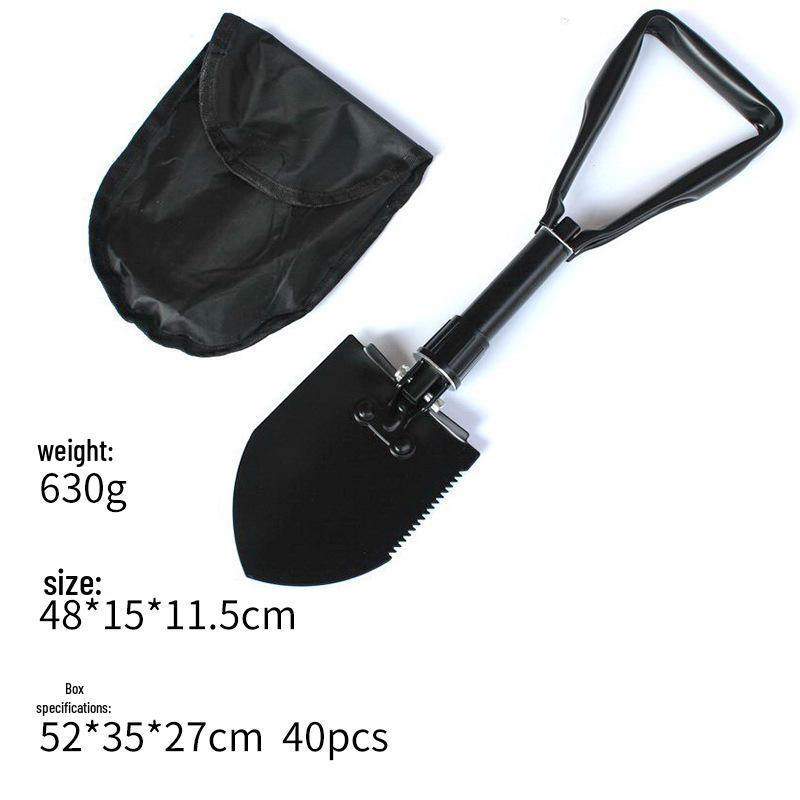 Compact Multifunctional Folding Shovel/Pick for Outdoor Camping and Engineering