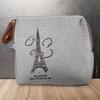 1Pc Classic Retro Lady Girl Canvas Eiffel Tower Coin Purse Wallet Card Key Pouch Bag