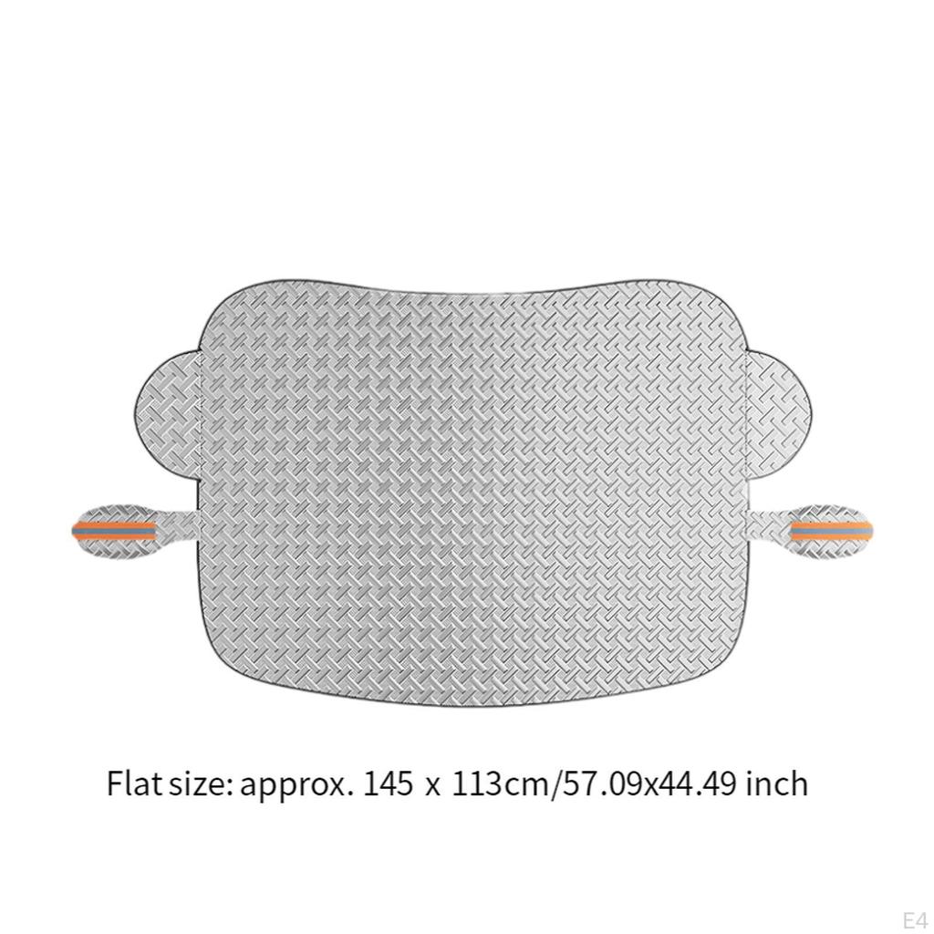 Auto Windschutzscheibe Frost Schnee Abdeckung Staub Praktische Einfach zu Bedienen Protector Zubehör