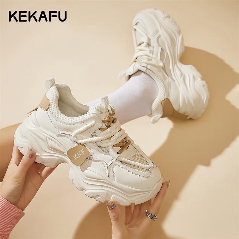 Kekafu Women s Petite Casual Dad Shoes 38