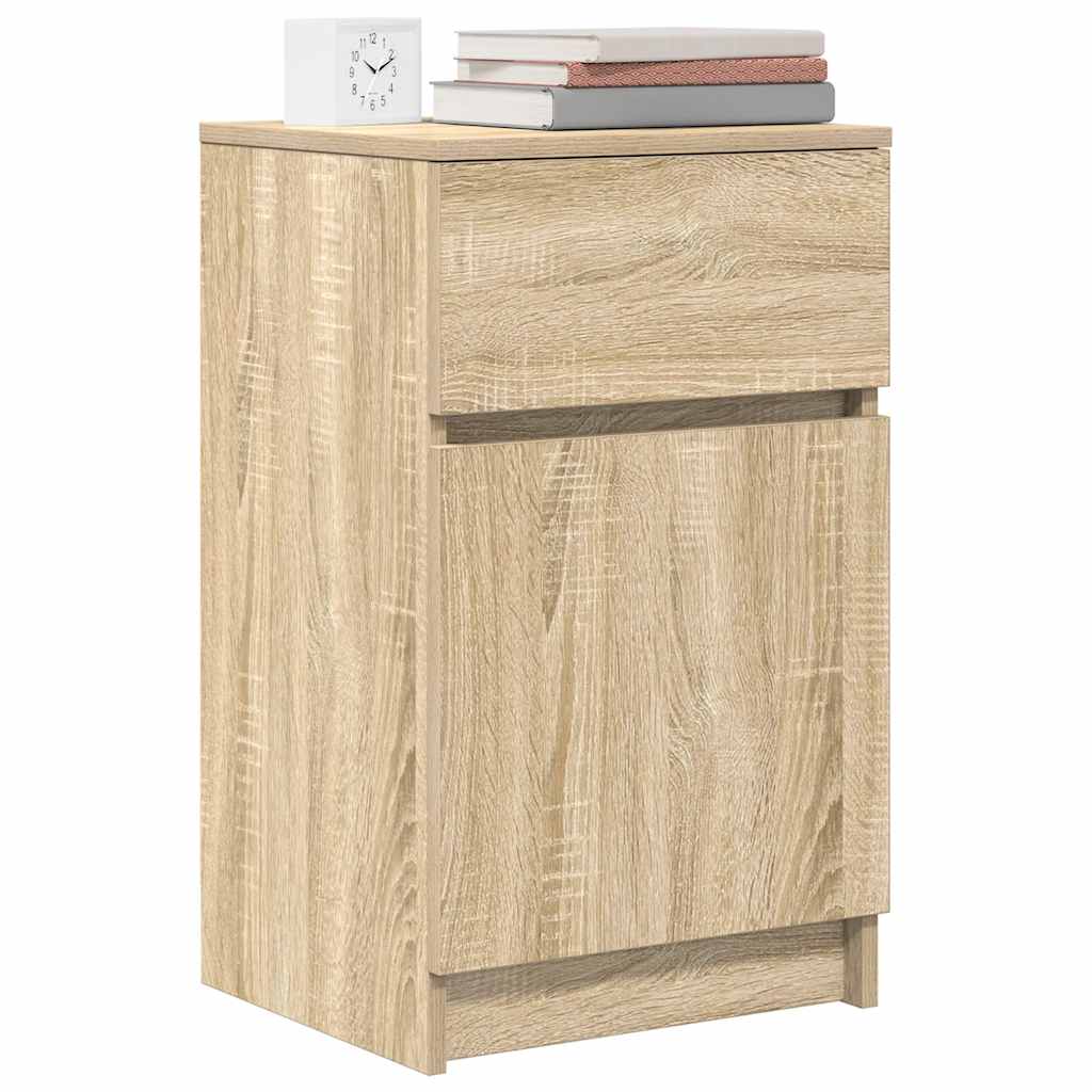 Nightstand Sonoma Oak 39x35x65 cm Particleboard