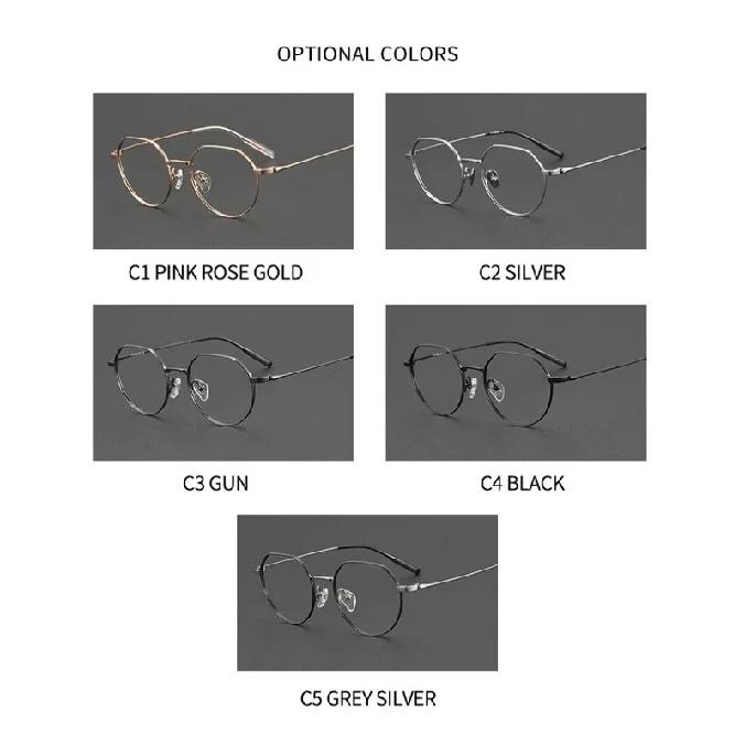 High-end Titanium Eyeglasses Frames Men Optical Eyewear Frame for Women Spectacle Anti-blue Light Eyewear High Quality Glasses