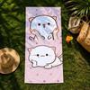 Character P-Peach C-Cat Towel Beach Towel, Quick Drying Absorbent Bath Towel For Swim,Gym,Camping,Outdoor Hot