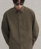 SENTAIR Curved Line Pigment Shirt_Khaki