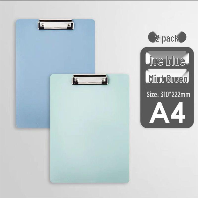 A4 Hardboard Writing Pad Clipboard with Paper Clip - Office Supplies