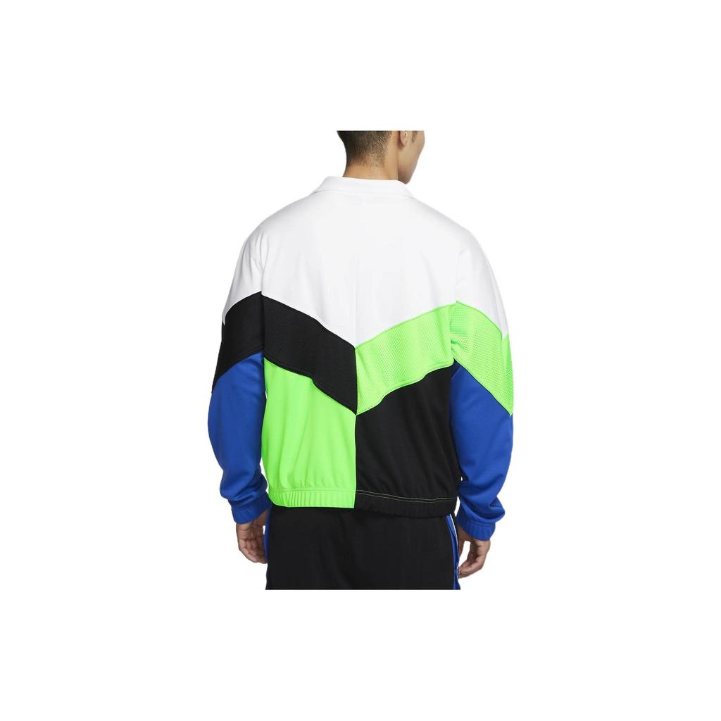 Nike Color-Block Logo Casual Loose-Fit Jacket Men Outerwear Multicolor DV3198-100