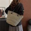 Fashion Straw Woven Large-capacity Bag Women's Spring and Summer New Woven Shoulder Bag Beach Travel Photo Tote Bag