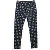 MAX&CO Cherry Pattern Skinny Pants 38 Navy Women Used