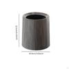 Trash Can with Wood Grain, Waste Basket, Room Aesthetically Stylish, Garbage Container Without Lid,