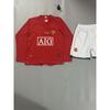 Diavoli Rossi maglia retrò vecchia set di abbigliamento per bambini a maniche lunghe 0708 abbigliamento per bambini a maniche lunghe tifosi versione thailandese bambini