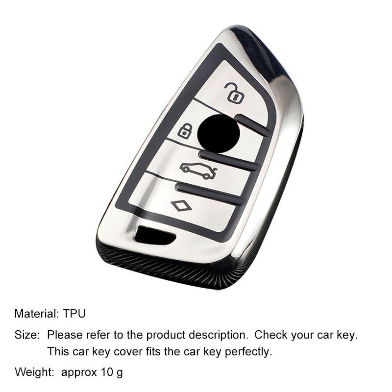 TPU Car Key Cover Case Fob for BMW M3 M4 M5 M8 X3M X5M X1 X4 X5 X6 IX3 Z4 I4 2 Series 4 Series 5 Series 8 Series 6 GT 320i 440i